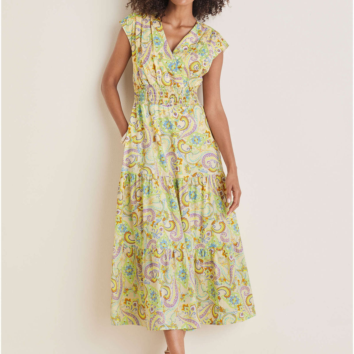 PAIN de SUCRE Women Lil Navy Short Sleeve Maxi Dress