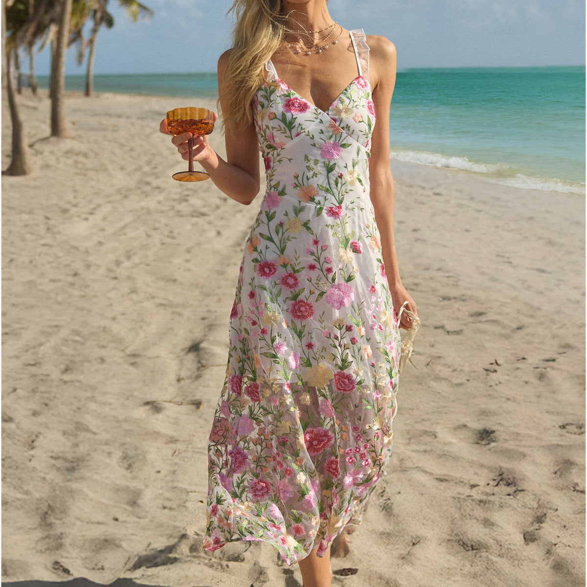 sheer embroidered maxi dress ASOS EDITION sheer embroidered floral lace open back maxi dress in lime green
