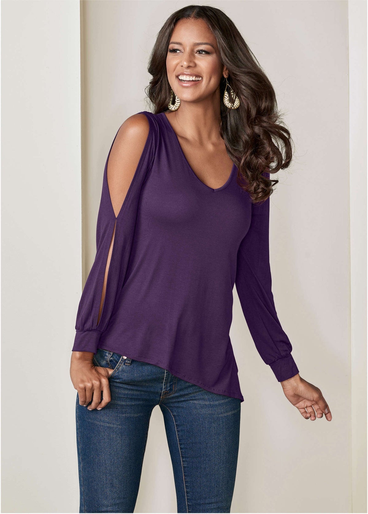Purple Top Elegant Purple & Lavender Tops for Women | VENUS