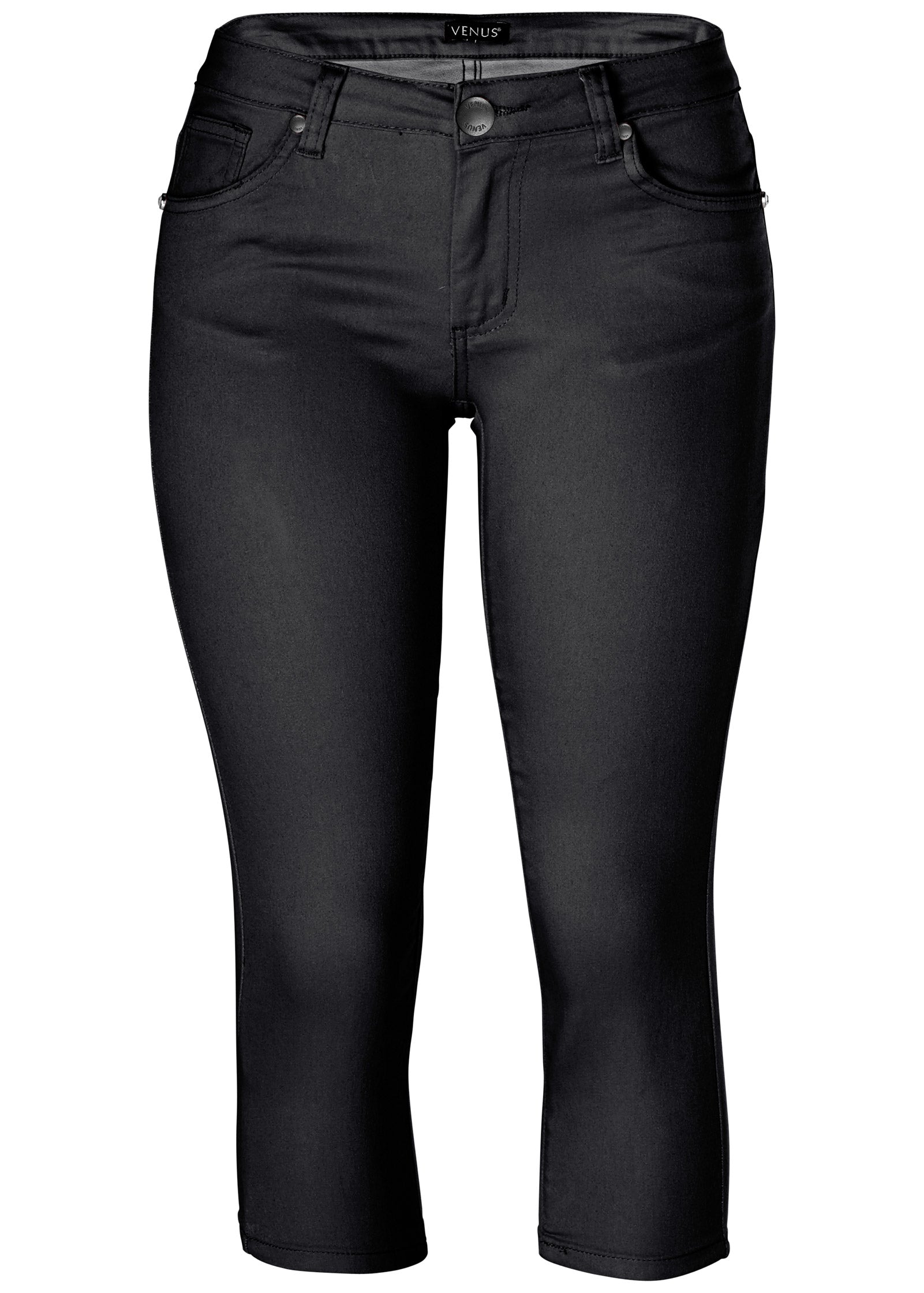 Cindy Capri Jeans - Black – Venus Fashion