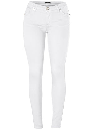 Heidi Skinny Jeans - White - thumbnail-7