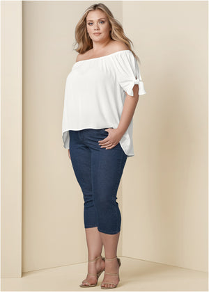 Cindy Capri Jeans - Dark Wash - thumbnail-6