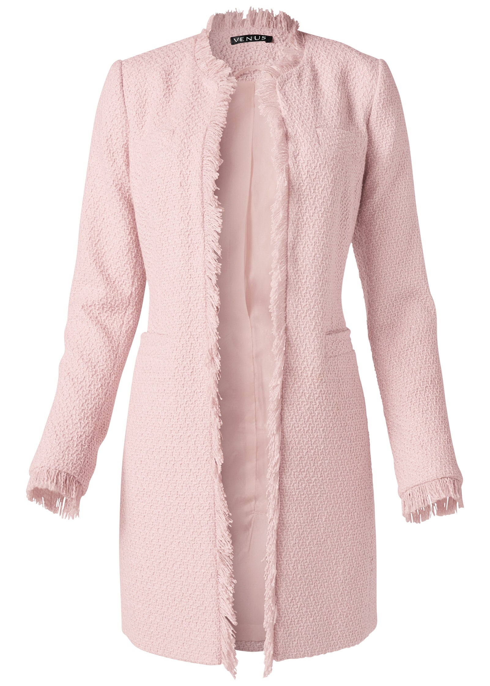 Tweed Jacket - Light Pink – VENUS