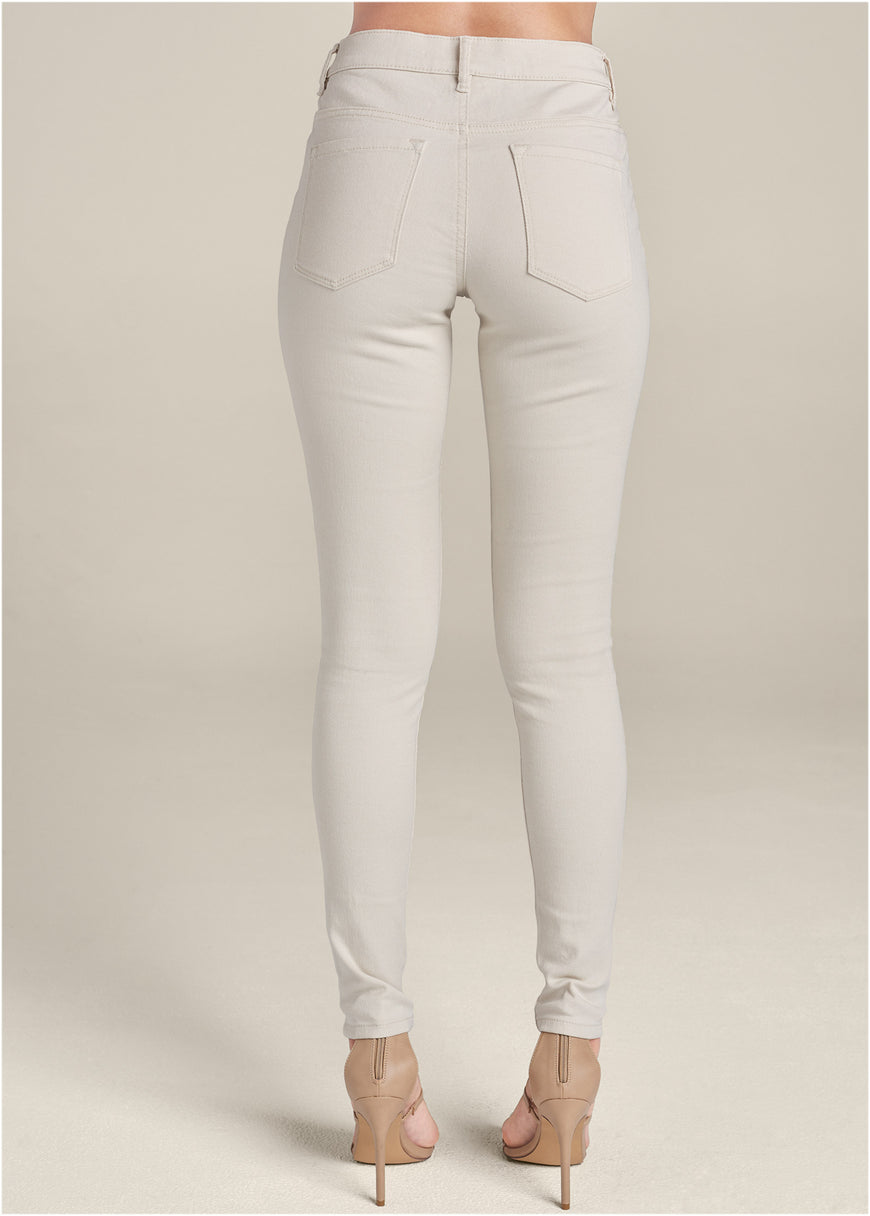 Heidi Skinny Jeans - Natural
