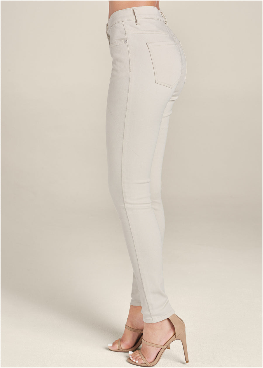 Heidi Skinny Jeans - Natural