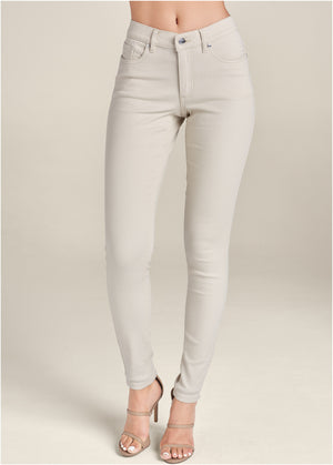 Heidi Skinny Jeans - Natural - thumbnail-2
