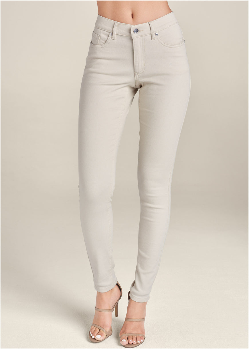 Heidi Skinny Jeans - Natural