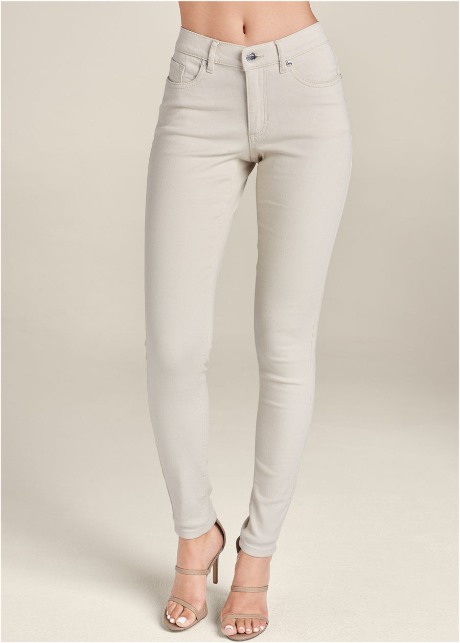 Heidi Skinny Jeans - Natural