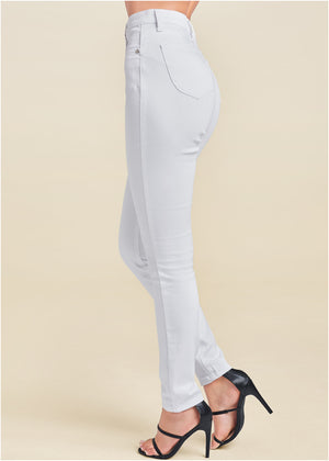 Lift Jeans - White Denim - thumbnail-4