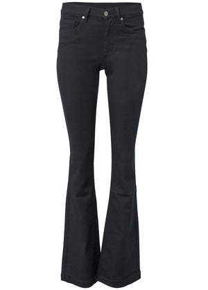 Halle Bootcut Jeans - Black - thumbnail-4