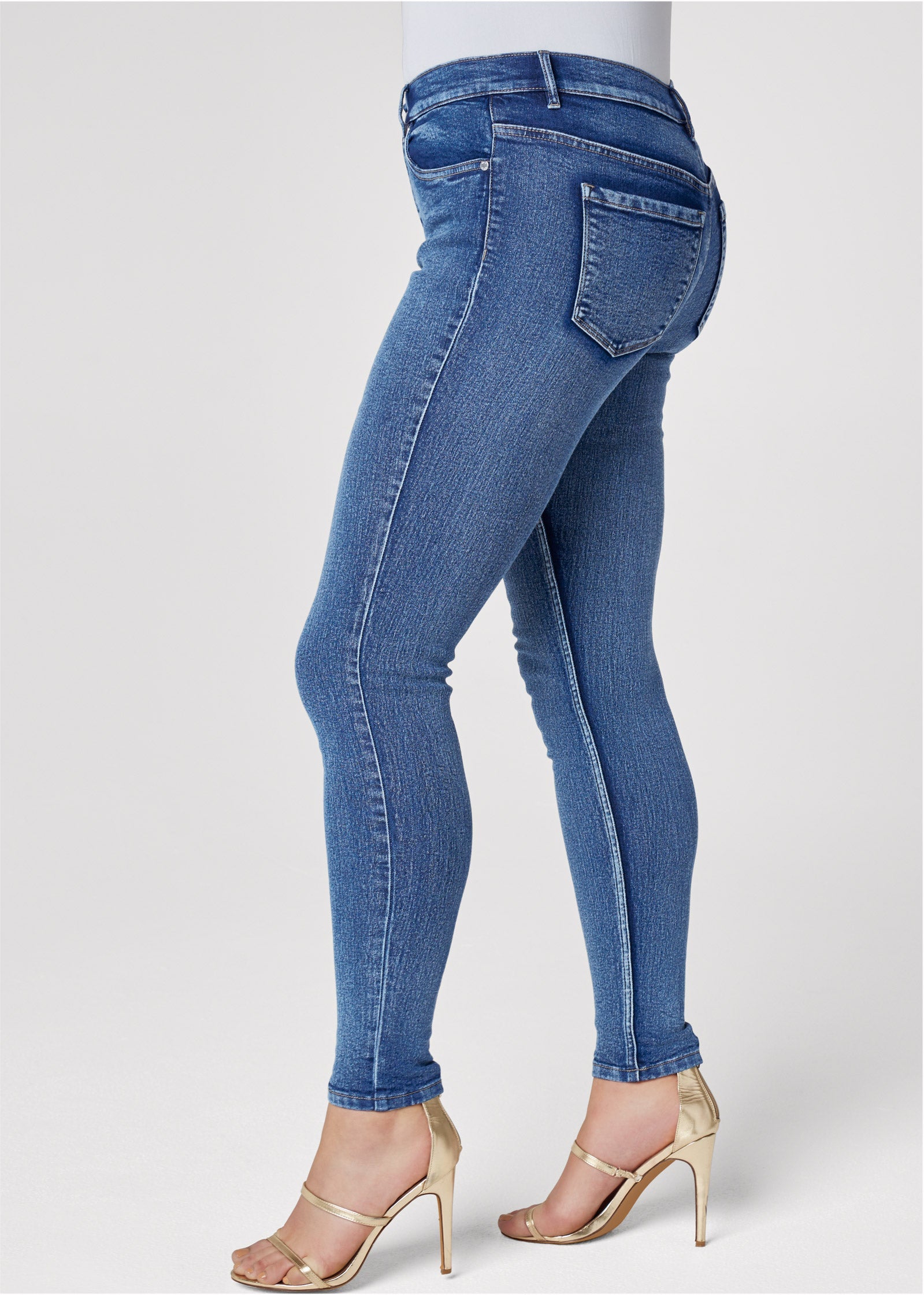 Heidi Skinny Jeans - Medium Wash – Venus Fashion