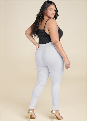 Lift Jeans - White Denim - thumbnail-10