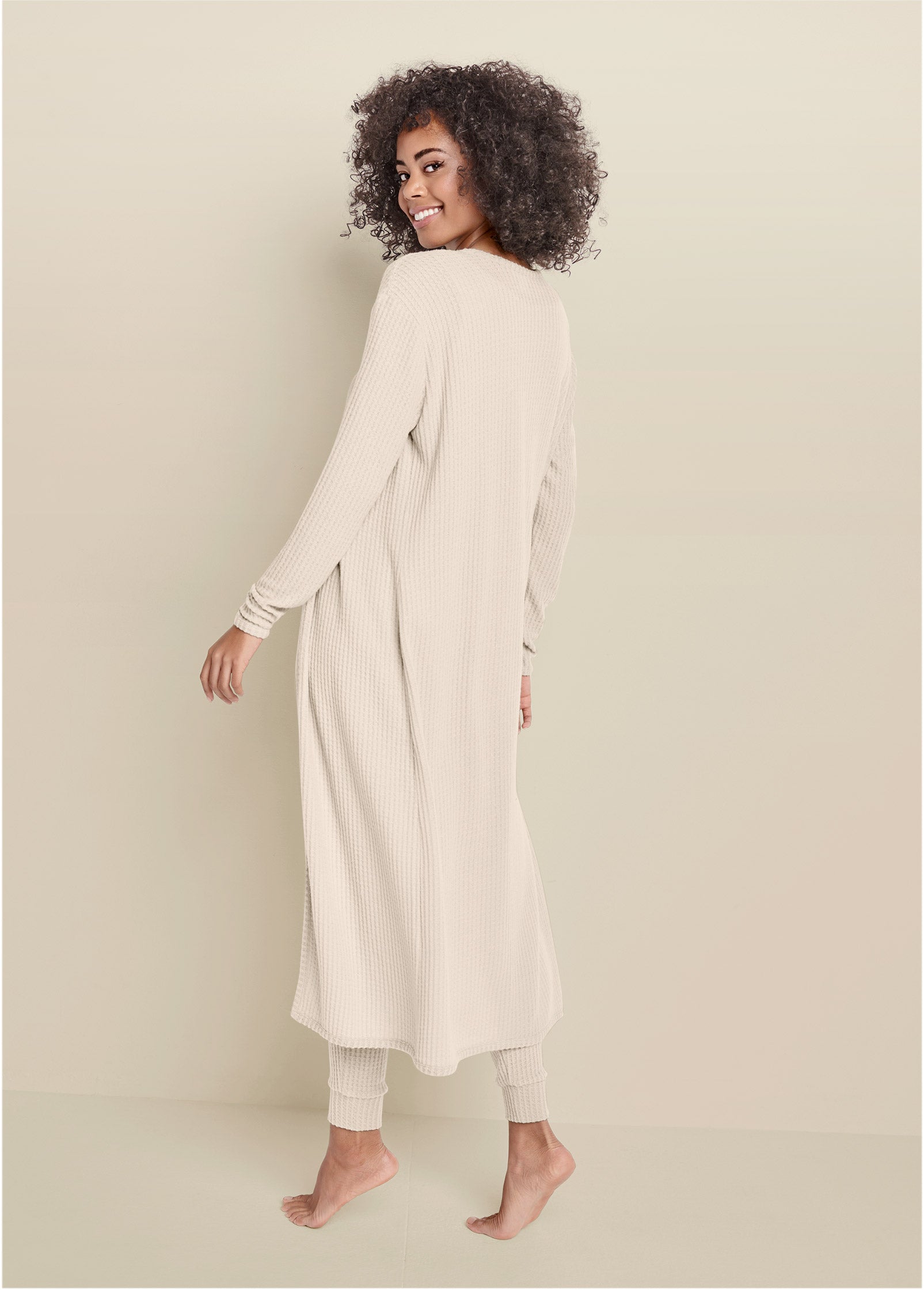 Cozy Waffle 3-Piece Set - Oatmeal – Venus Fashion