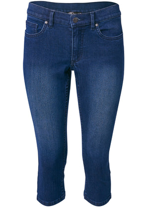Cindy Capri Jeans - Dark Wash - thumbnail-5