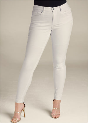 Heidi Skinny Jeans - Natural - thumbnail-11