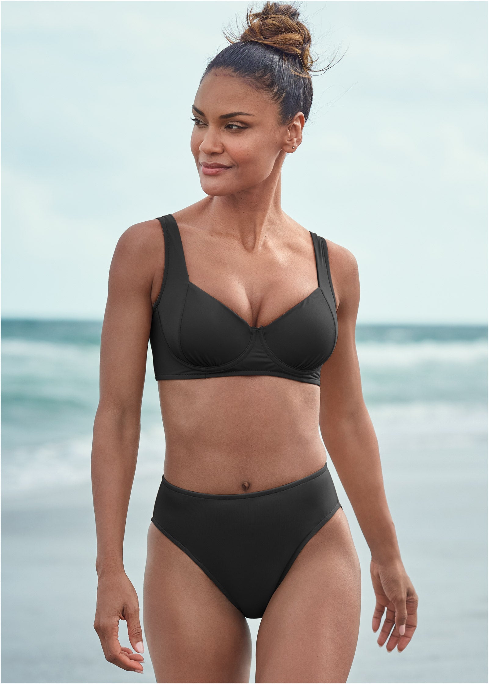 Aphrodite Underwire Top - Black Beauty – VENUS