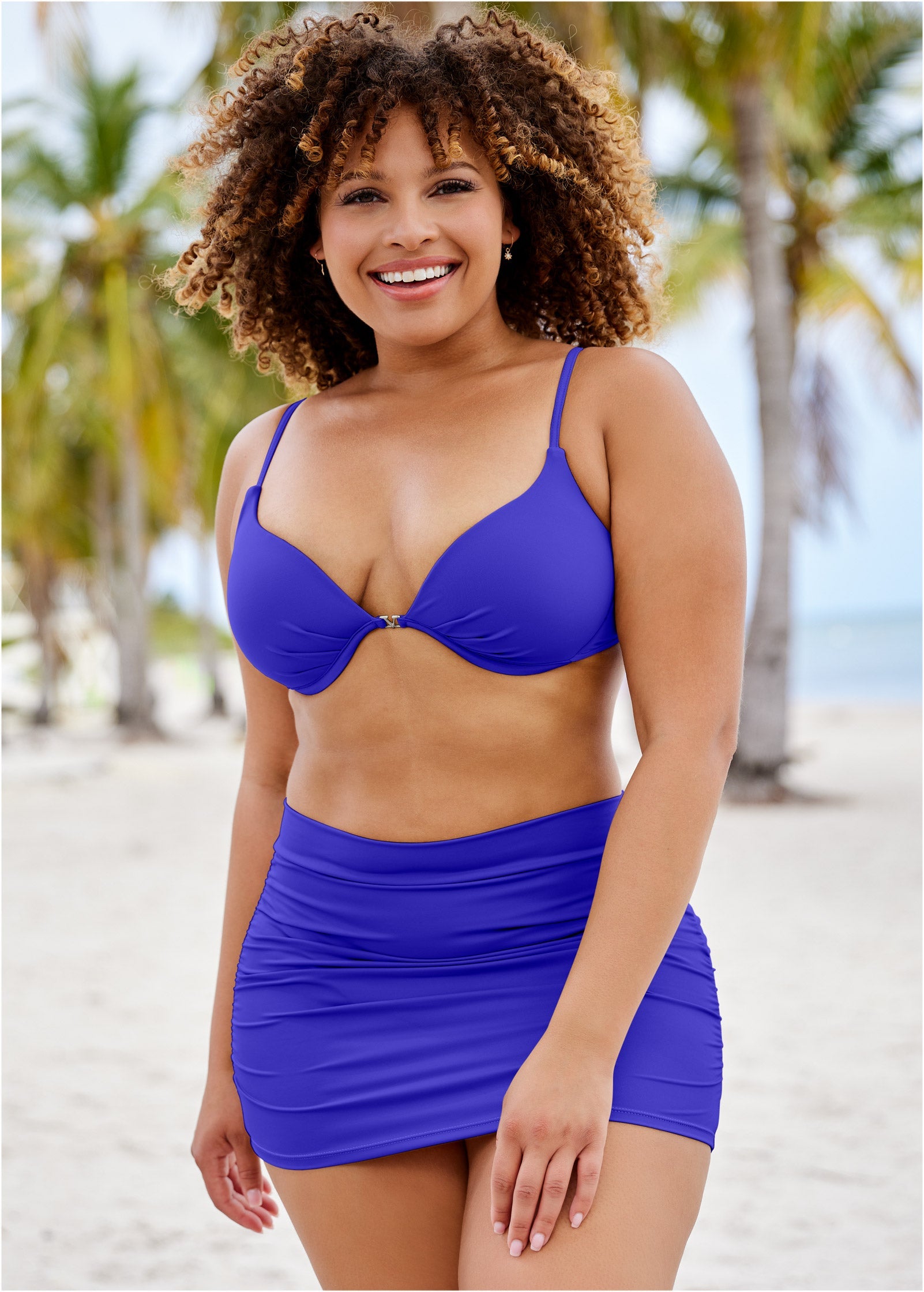 Sensational Swim Skirt - Cobalt Blue – VENUS
