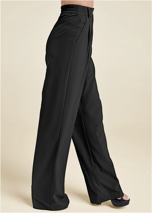 Suiting Trouser Pants - Black - thumbnail-3