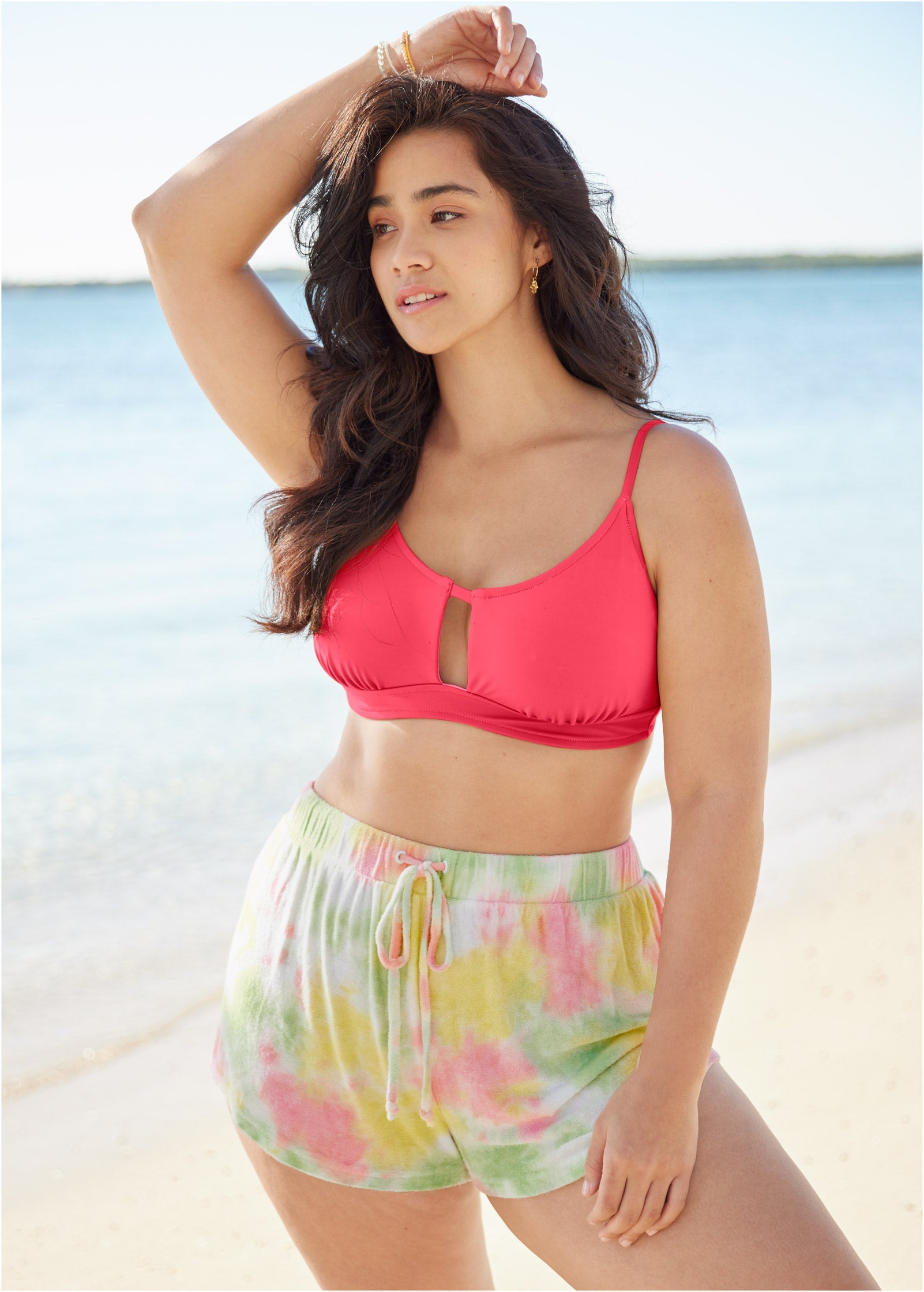 Terry Cover-Up Shorts - Tie Dye Oh My – VENUS