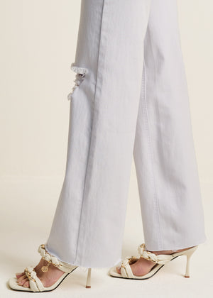 Laura Crop Wide Leg Jean - White Denim - thumbnail-6