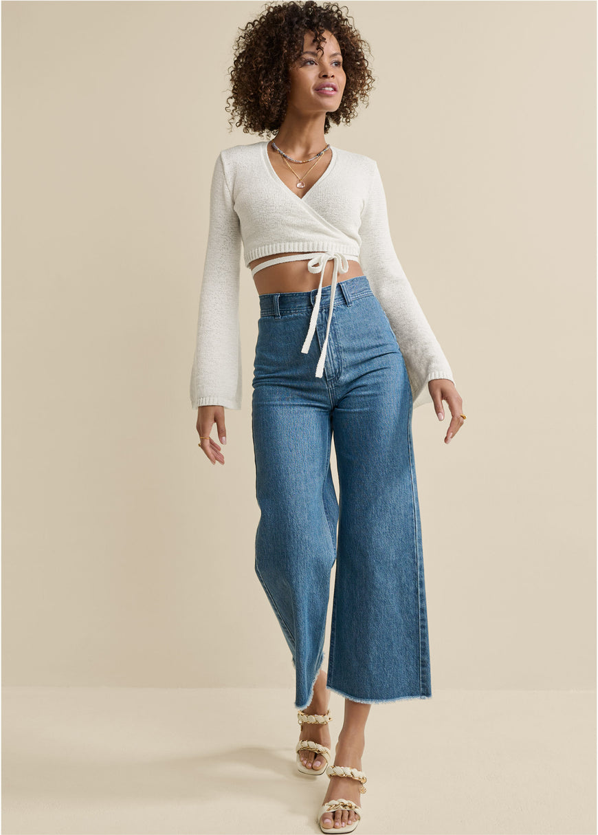 Two-Piece Sweater Dress - Cloud Dancer