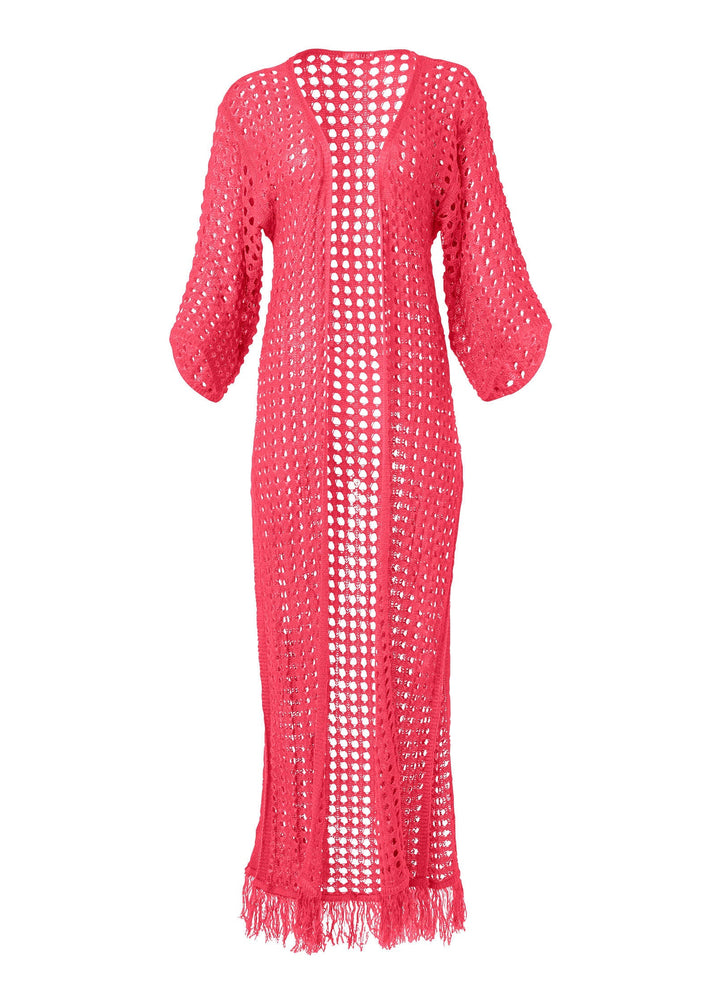 Crochet Maxi Cover-Up Dress