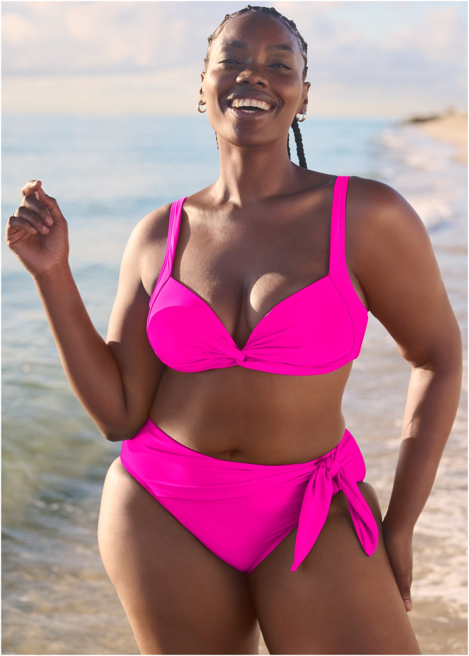 Kauai Bikini Bottom - Electric Pink – VENUS
