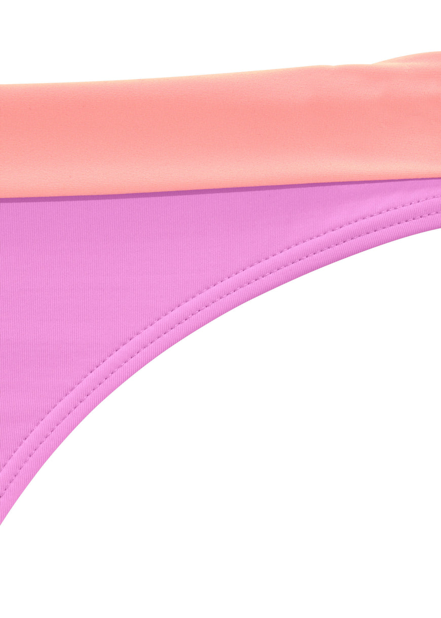 Banded Bikini Bottom - Crush & Blush