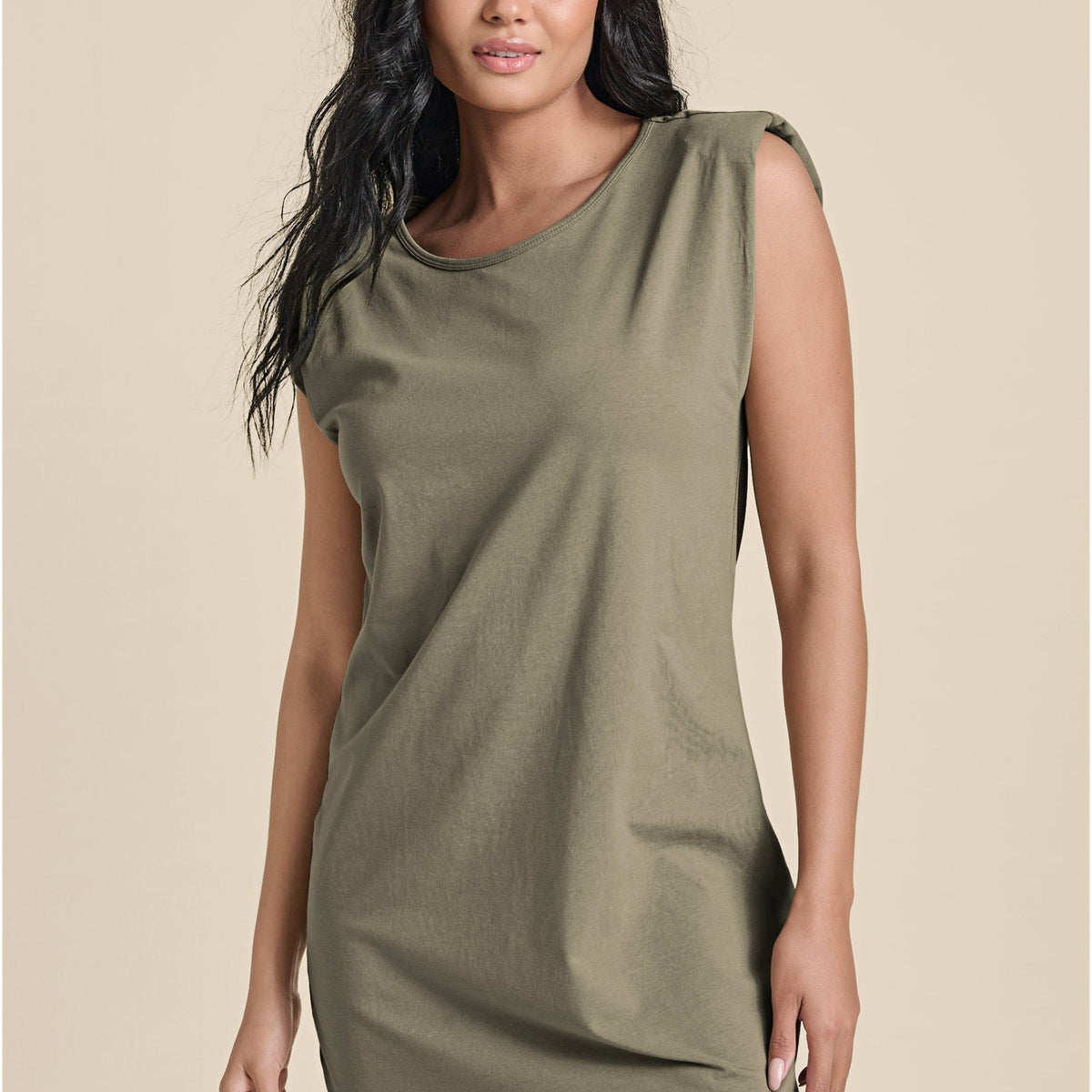 Easy Shift Dress - Olive – VENUS