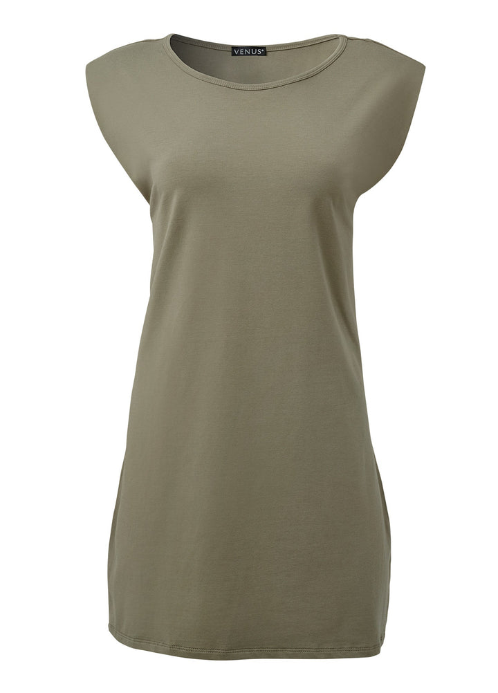 olive green shift dress VENUS Easy | Size:US 11.5 Marine Serre Denim Dress summer 26 D4 Baileigh is wearing the