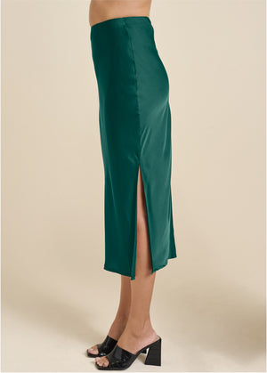 Slip Skirt - Green - thumbnail-4