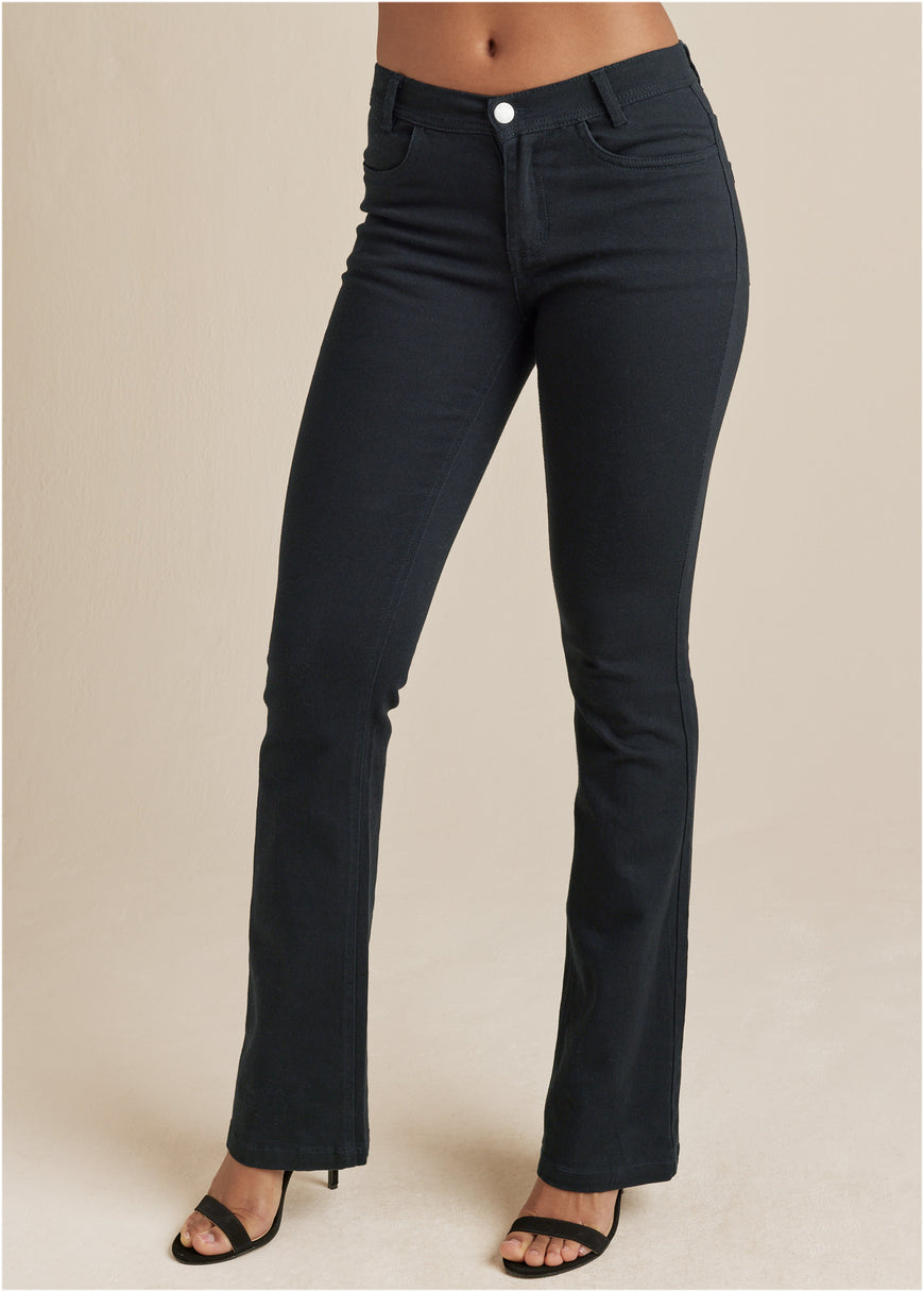 Halle Bootcut Jeans - Black