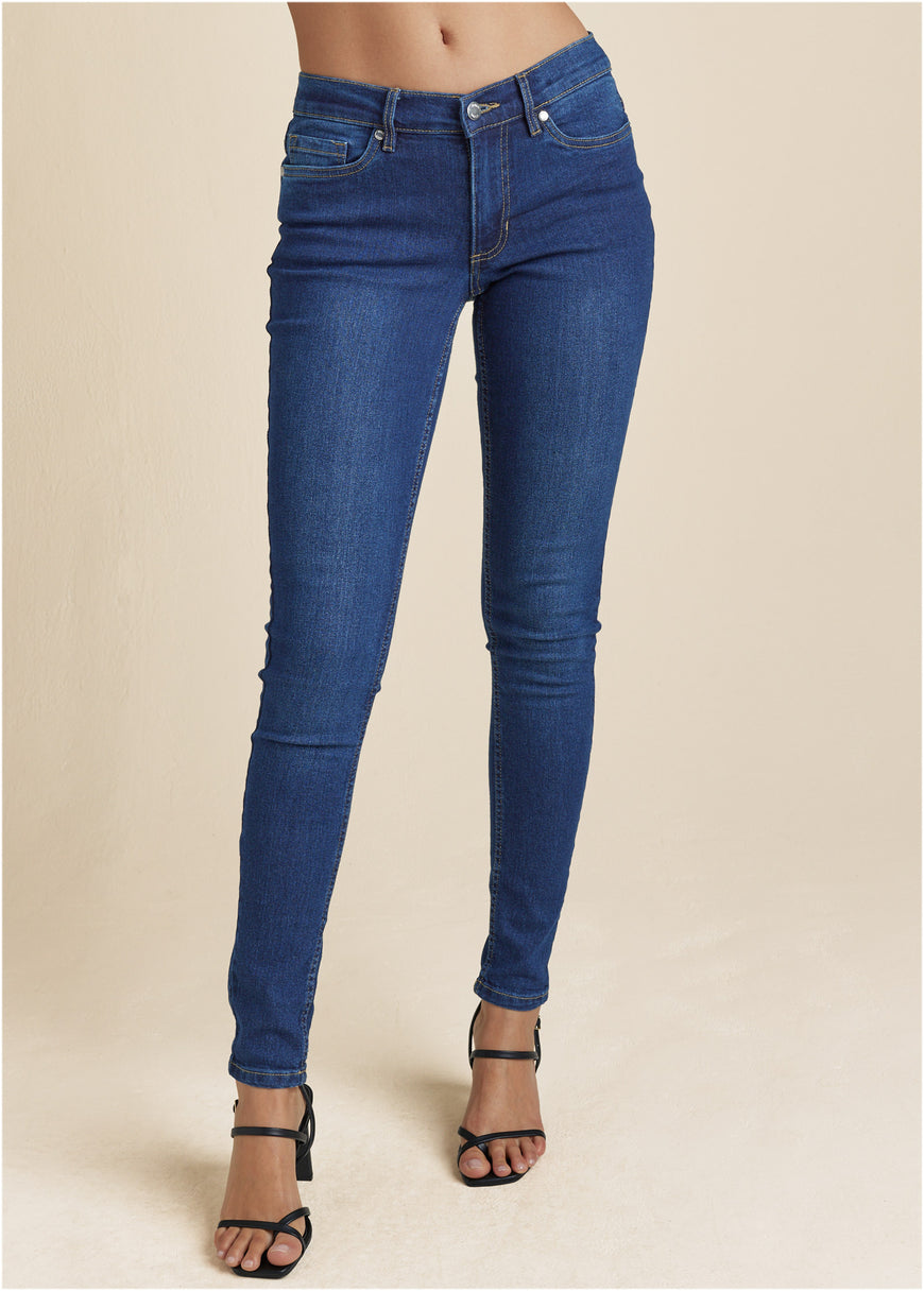 Heidi Skinny Jeans - Dark Wash