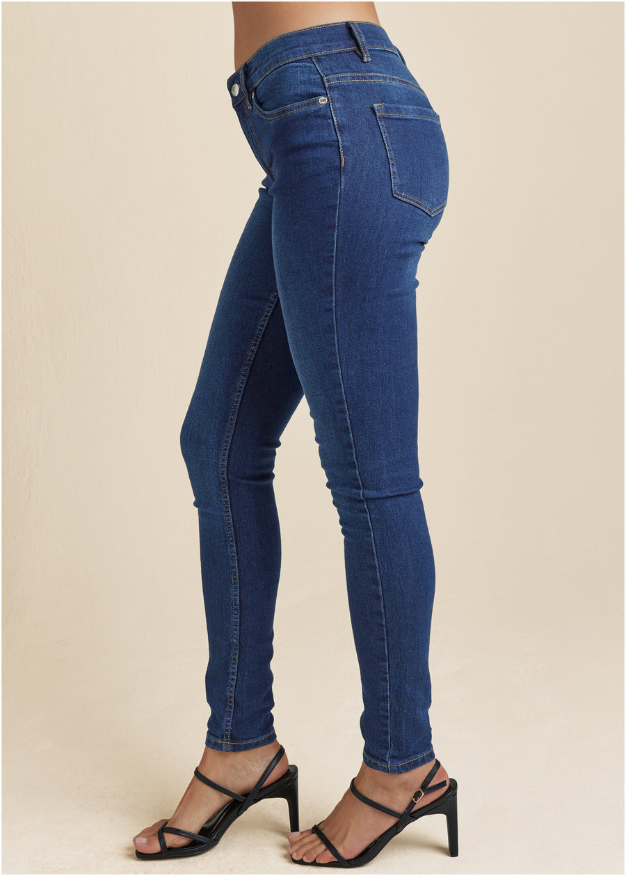 Heidi Skinny Jeans - Dark Wash