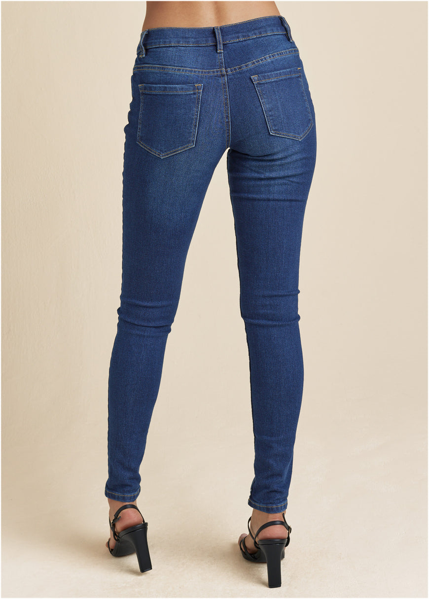 Heidi Skinny Jeans - Dark Wash