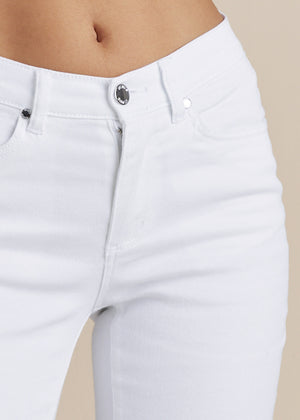 Heidi Skinny Jeans - White - thumbnail-5