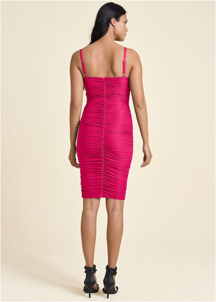 venus bodycon dress Ruched Mesh 122125promo This best Baltic Born Womens Azura Size:Large 16.5” Neck / 36” Sleeve