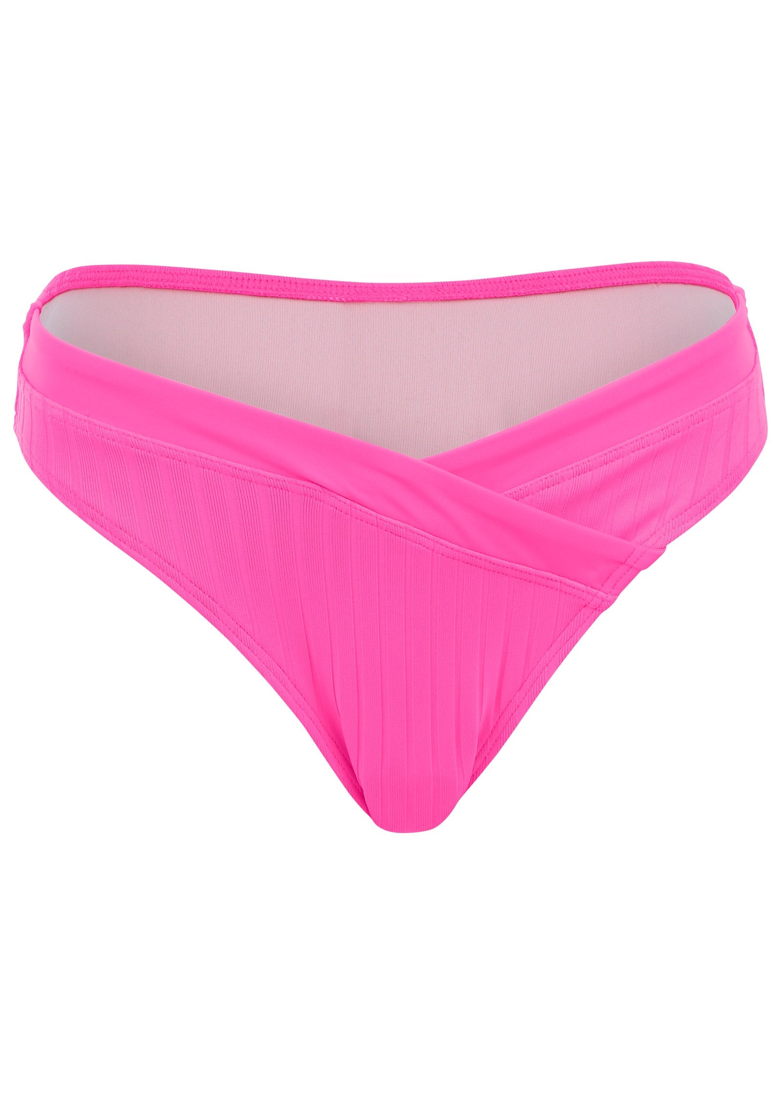 Superrib Havana Midi Bottom - Hot Pink – VENUS