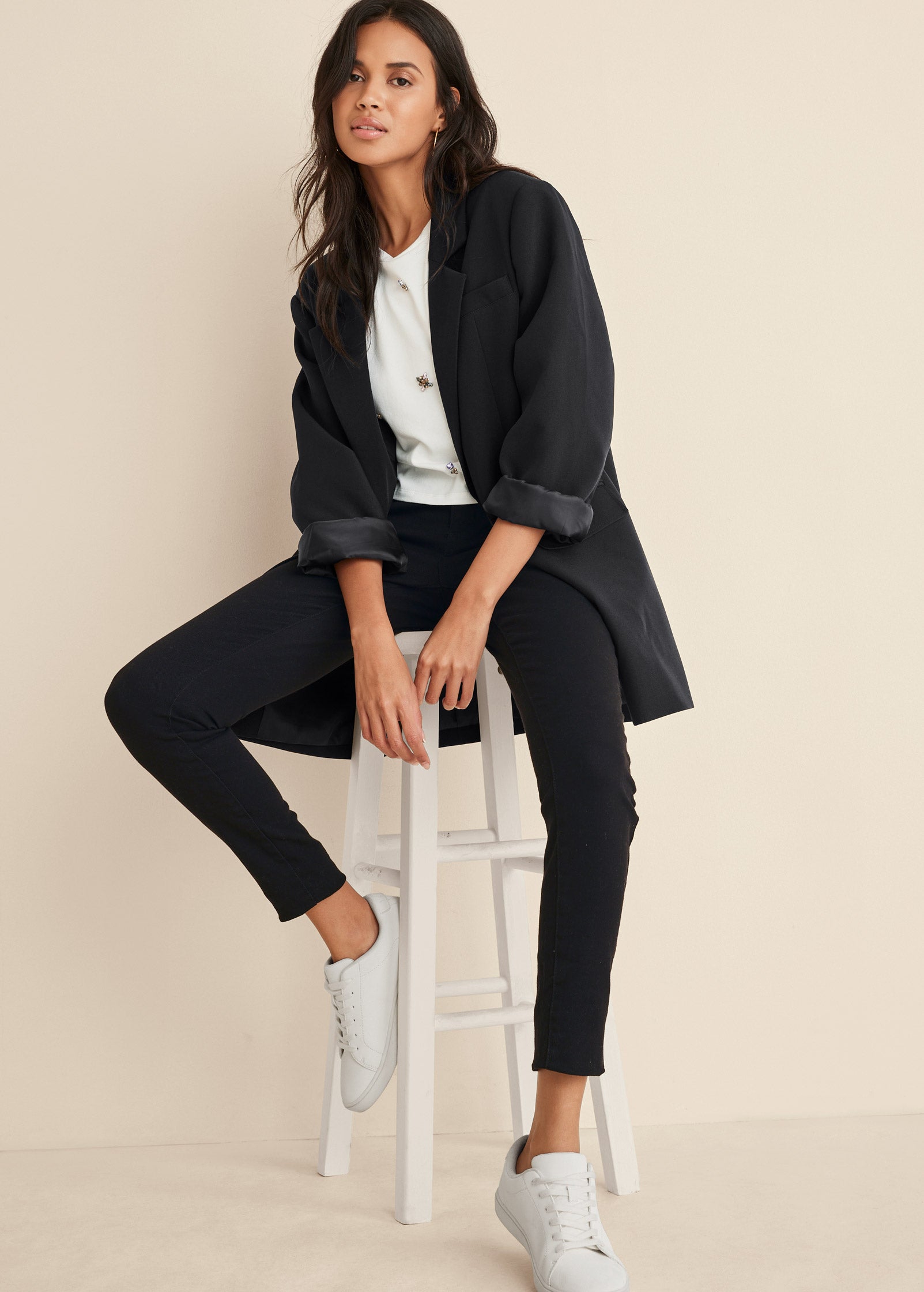 Oversized Blazer - Jet Black