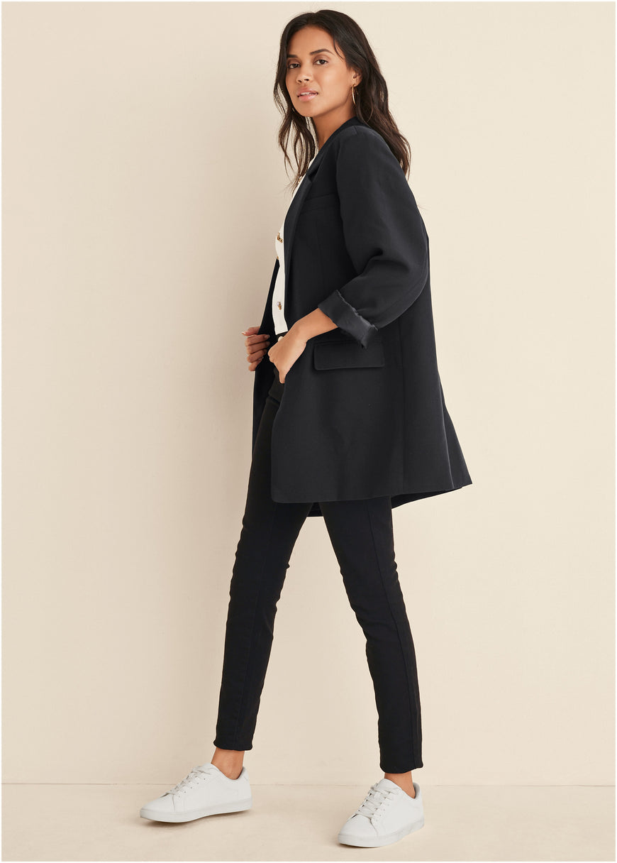 Oversized Blazer - Jet Black