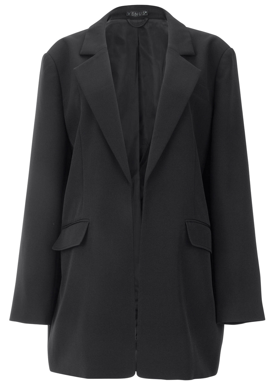 Oversized Blazer - Jet Black