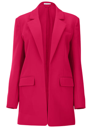 Oversized Blazer - Dark Pink - thumbnail-5