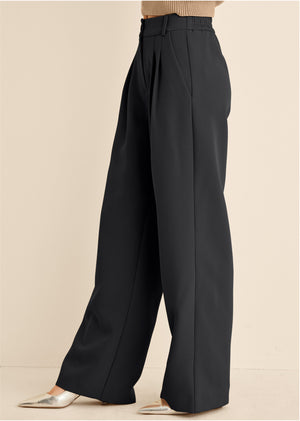 Trouser Pants - Jet Black - thumbnail-4