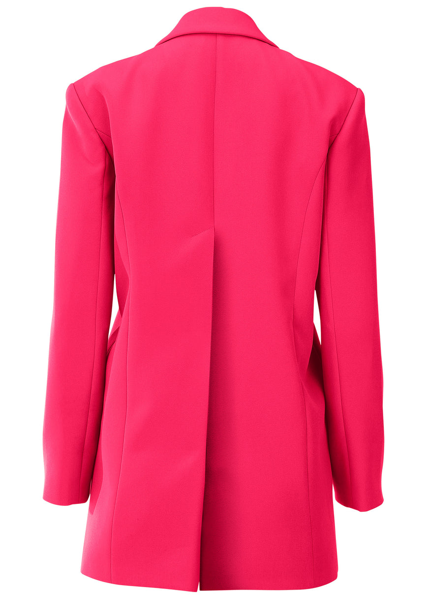 Oversized Blazer - Dark Pink