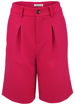 Bermuda Suit Shorts  - Dark Pink - thumbnail-6