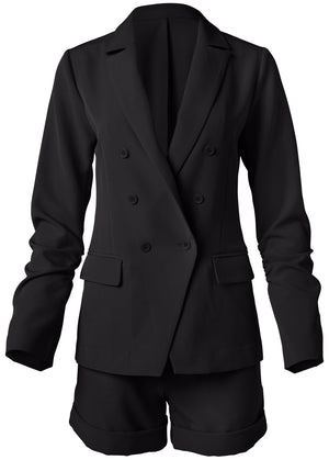 Short Suit Set - Jet Black - thumbnail-3