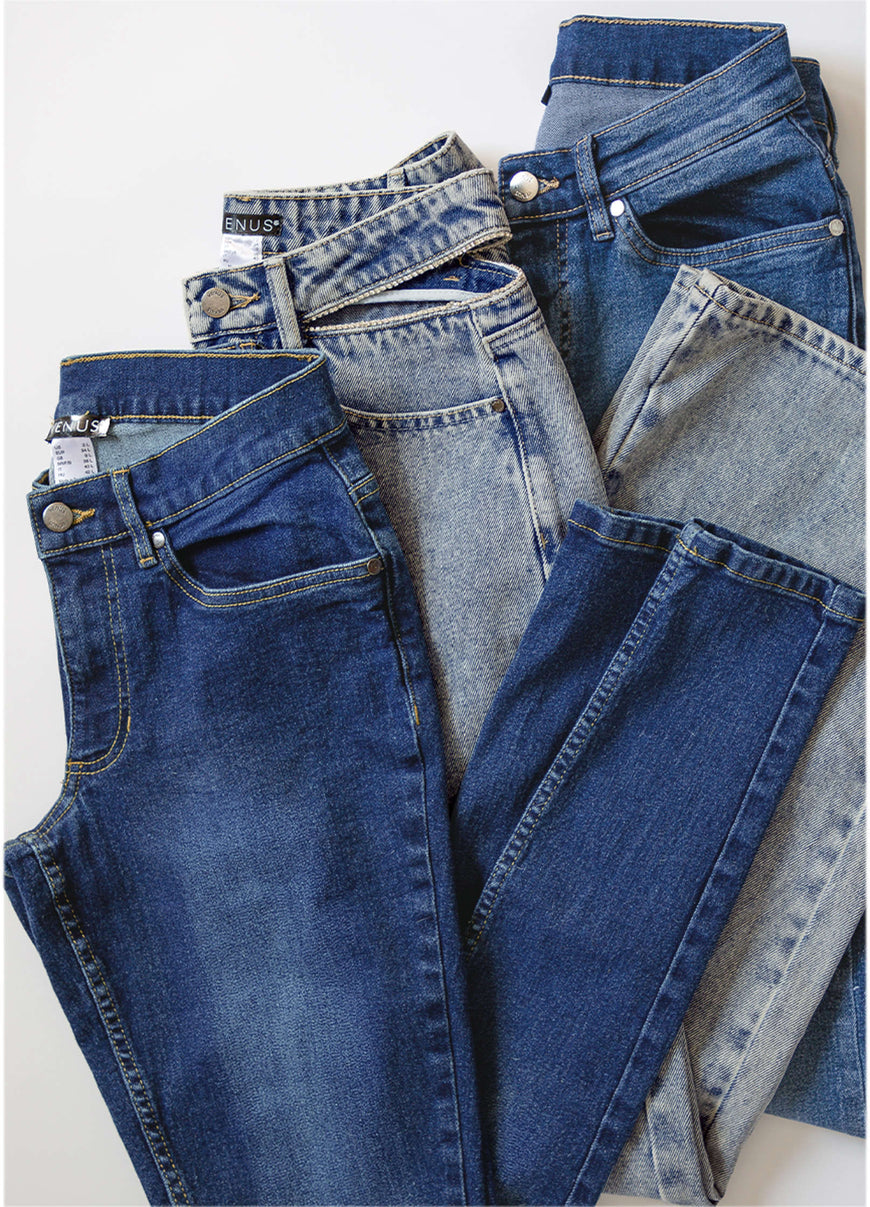 Rhinestone Cut Out Jeans - Acid Wash