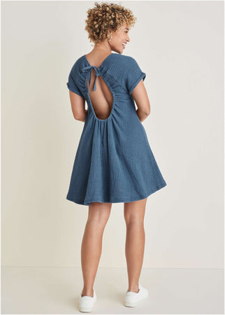 Short Sleeve Gauze Mini Medium