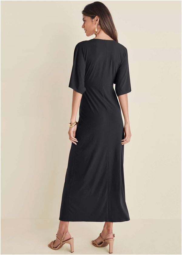 Venus Womens Twist Front Maxi Dress