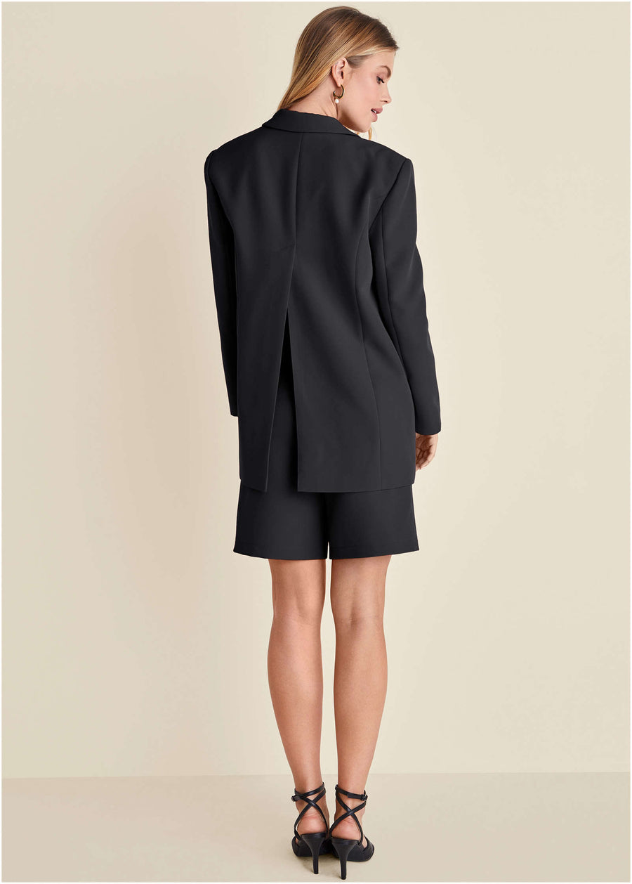 Oversized Blazer - Jet Black